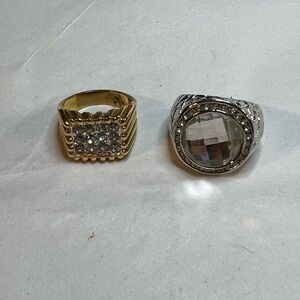 2 Mens Novelty Rings